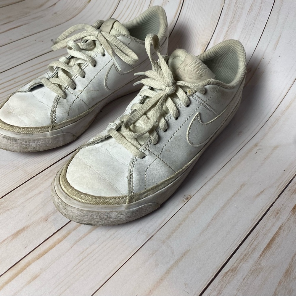 Nike Boys Court Legacy DA5380-104 White Casual Shoes Sneakers Size 5Y‎